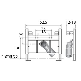 מתקן ריתום למונובלוק תלוי לוטם