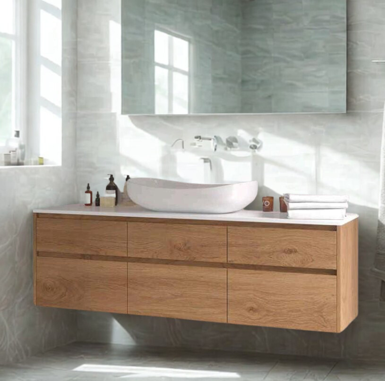 ארון אמבט תלוי בר אלון מבוקע