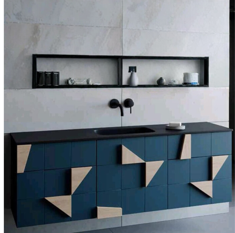 ארון אמבט תלוי דגם משולש