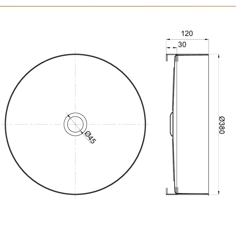 כיור נירוסטה מונח עגול משולב 2 צבעים  צבע גרפיט מט משולב רוז גולד מט
